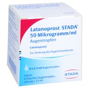 LATANOPROST STADA 50 Mikrogramm/ml Augentropfen 6X2,5 ml