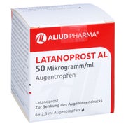 LATANOPROST AL 50 Mikrogramm/ml Augentropfen 6X2,5 ml