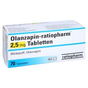 Olanzapin-ratiopharm 2,5 mg Tabletten 70 St