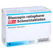 OLANZAPIN-ratiopharm 10 mg Schmelztabletten 70 St