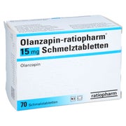 OLANZAPIN-ratiopharm 15 mg Schmelztabletten 70 St