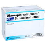 OLANZAPIN-ratiopharm 20 mg Schmelztabletten 70 St