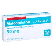 Metoprolol 50-1a Pharma Tabletten 30 St