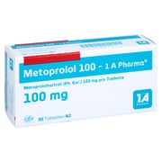 Metoprolol 100-1a Pharma Tabletten 50 St