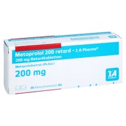 Metoprolol 200 Retard-1a Pharma Tabl. 30 St