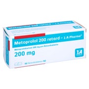 Metoprolol 200 Retard-1a Pharma Tabl. 50 St