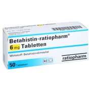 Betahistin-ratiopharm 6 mg Tabletten 50 St