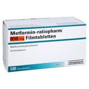 METFORMIN-ratiopharm 850 mg Filmtabletten 120 St