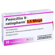 PENICILLIN V-ratiopharm 1,5 Mega Filmtabletten 10 St