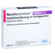 NEORECORMON 10.000 I.E. Injekt.-Lsg.i.e.Fertigspr. 6 St