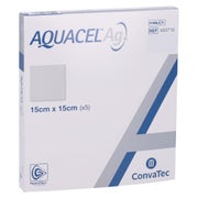 Aquacel Ag 15x15 cm Kompressen 5 St