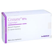 Crinone 8% Applikatoren Vaginalgel 1X15 St
