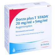 DORZO plus T STADA 20 mg/ml + 5 mg/ml Augentropfen 3X5 ml
