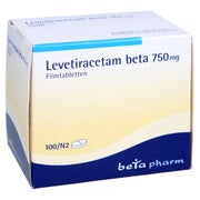 Levetiracetam beta 750 mg Filmtabletten 100 St