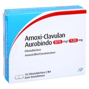 AMOXI CLAVULAN Aurobindo 875mg/125mg Filmtabletten 10 St