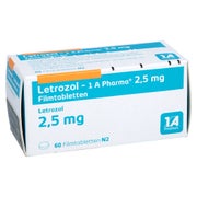 Letrozol-1a Pharma 2,5 mg Filmtabletten 60 St