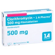 CLARITHROMYCIN-1A Ph.500mg Filmtabletten 10 St