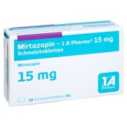 MIRTAZAPIN-1A Pharma 15 mg Schmelztabletten 18 St