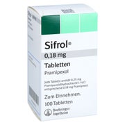 Sifrol 0,18 mg Tabletten 100 St