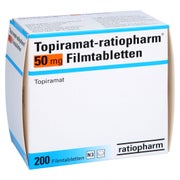 TOPIRAMAT-ratiopharm 50 mg Filmtabletten 200 St