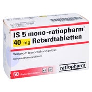 IS 5 mono-ratiopharm 40 mg Retardtabletten 50 St