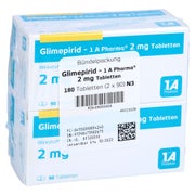 Glimepirid-1a Pharma 2 mg Tabletten 180 St