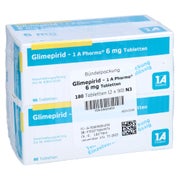 Glimepirid-1a Pharma 6 mg Tabletten 180 St