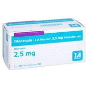 OLANZAPIN-1A Pharma 2,5 mg Filmtabletten 56 St