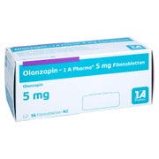 Olanzapin-1a Pharma 5 mg Filmtabletten 56 St