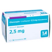 OLANZAPIN-1A Pharma 2,5 mg Filmtabletten 70 St