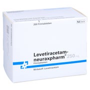 LEVETIRACETAM-neuraxpharm 250 mg Filmtabletten 200 St