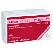 VALSARTAN Hennig plus HCT 160 mg/25 mg Filmtabl. 98 St