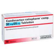 CANDESARTAN-ratiopharm comp. 32 mg/25 mg Tabletten 56 St