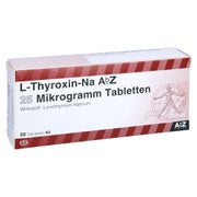 L-THYROXIN-Na AbZ 25 Mikrogramm Tabletten 50 St
