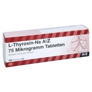L-THYROXIN-Na AbZ 75 Mikrogramm Tabletten 100 St