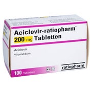 Aciclovir-ratiopharm 200 mg Tabletten 100 St