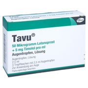 TAVU 50 µg Latanoprost + 5 mg Timolol pro ml ATR 3X2,5 ml