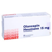 OLANZAPIN Heumann 15 mg Schmelztabletten Heunet 35 St