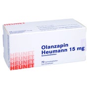 OLANZAPIN Heumann 15 mg Schmelztabletten Heunet 70 St