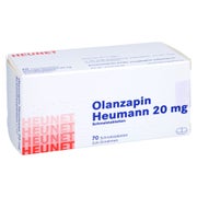 OLANZAPIN Heumann 20 mg Schmelztabletten Heunet 70 St