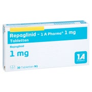 Repaglinid-1a Pharma 1 mg Tabletten 30 St