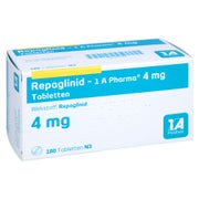 Repaglinid-1a Pharma 4 mg Tabletten 180 St