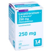 LEVETIRACETAM-1A Pharma 250 mg Filmtabletten 100 St