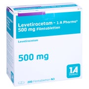 LEVETIRACETAM-1A Pharma 500 mg Filmtabletten 200 St
