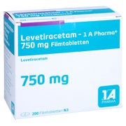 LEVETIRACETAM-1A Pharma 750 mg Filmtabletten 200 St