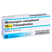 MIRTAZAPIN-ratiopharm 15 mg Filmtabletten 20 St