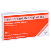 PANTOPRAZOL Hennig 40 mg magensaftres.Tabletten 30 St