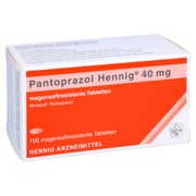 PANTOPRAZOL Hennig 40 mg magensaftres.Tabletten 100 St