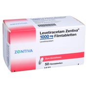 LEVETIRACETAM Zentiva 1000 mg Filmtabletten 50 St