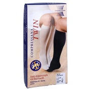 Produktabbildung: Compressana Twin Kniestrumpf Gr.1 schwar 2 St